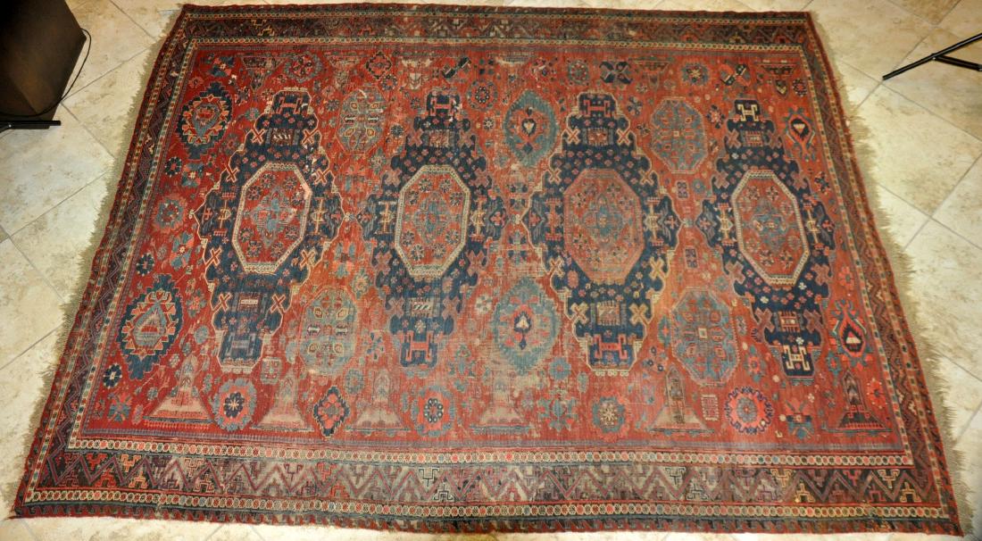 Soumak Area Carpet 20th C. (1 of 10)