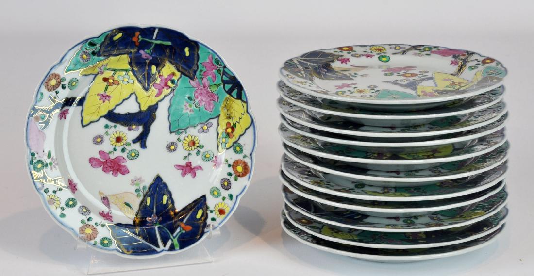 12 Lowestoft by Mottahedeh B&B Plates (1 of 5)