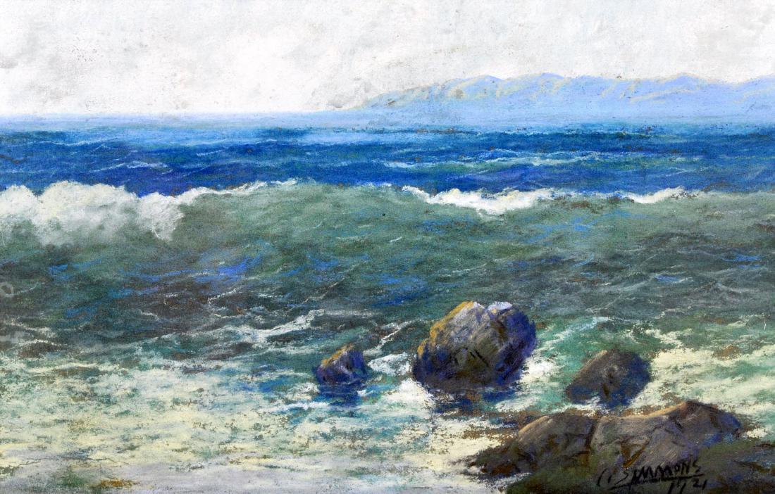 Carl Sammons Pastel "Balinas Bay" (1 of 8)
