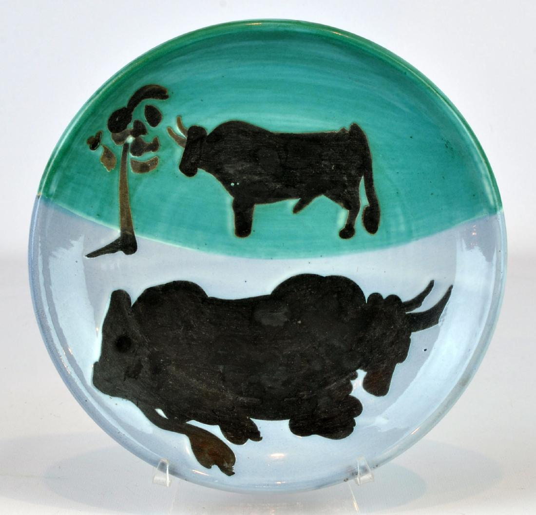 Pablo Picasso Madoura Earthenware "Toros" Plate (1 of 6)