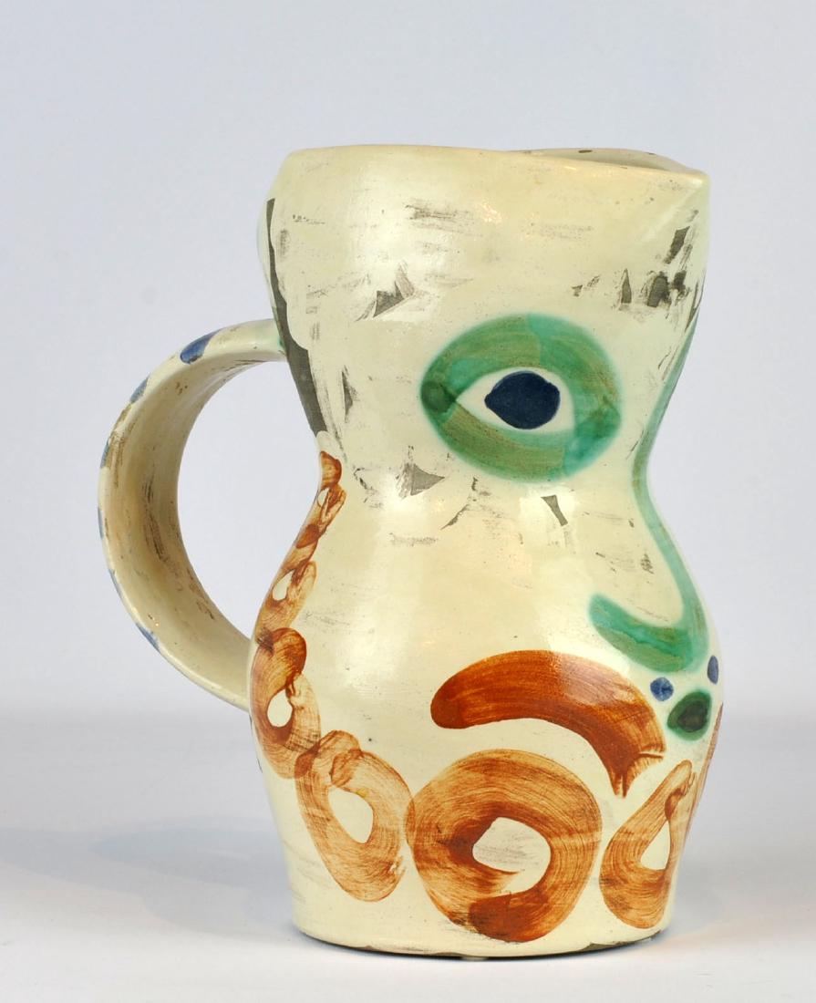 Picasso Madoura Pitcher "Visage Aux Cercles" (1 of 10)