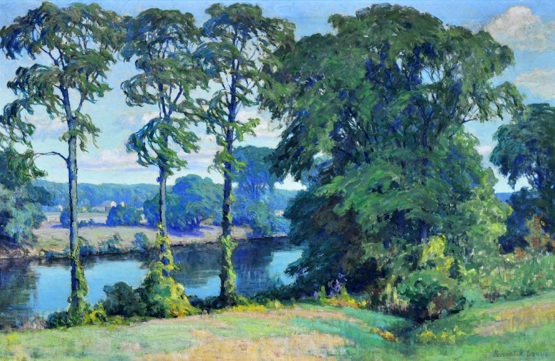 Harriet R. Lumis '"Along the Agawam'" O/C (1 of 10)