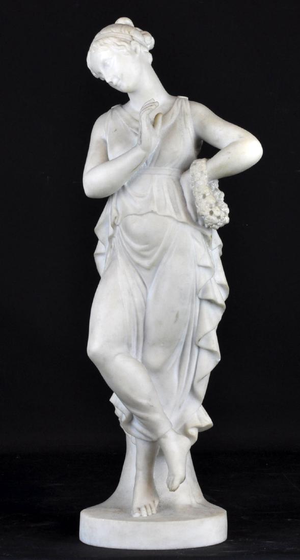 Carved Marble Classical Figure of a Woman (1 of 10)