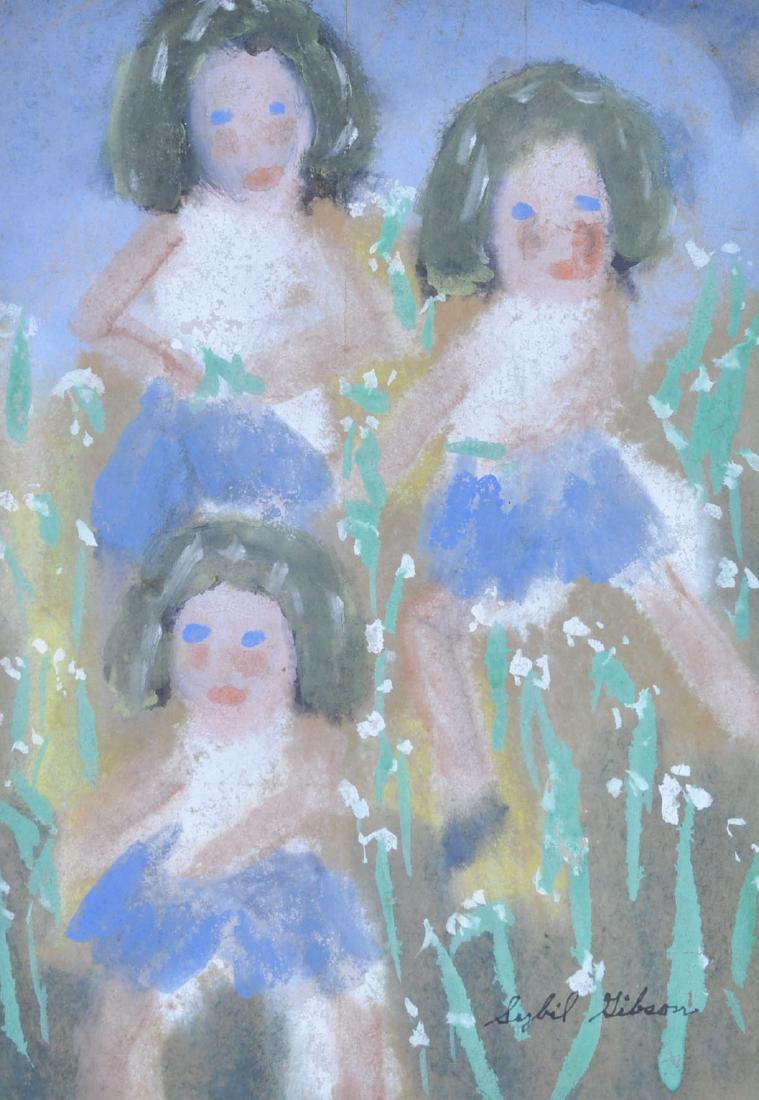 Sybil Gibson "3 Sisters" Watercolor (1 of 7)