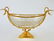 French Dore Bronze & Crystal Centerpiece