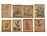 19th C. Foiled & Jeweled French Costumed Figures