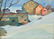 Joseph B. Davol "Farmhouse in Winter" O/B