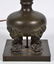 Pairpoint Bronze & Green Glass Table Lamp - 3