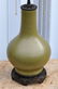 Chinese Ceramic Olive Green Table Lamp - 10
