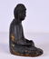 19th Ct. Lacquered Asian Buddha with Gilt Highlights - 2