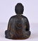 19th Ct. Lacquered Asian Buddha with Gilt Highlights - 3