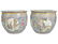 2 Large Chinese Porcelain Fish Bowl Planters 1920s