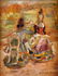 Gabriel Spat "Statuette en Porcelaine" O/B