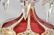 Pr. Victorian Cranberry Cut to Clear Lustres - 4