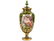 19th C. Bohemian Style Hand Painted Lidded Urn