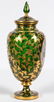 19th C. Bohemian Style Hand Painted Lidded Urn - 6