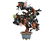 Chinese Jade & Gem Stone Tree in Cloisonne Pot