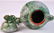 Chinese Carved Jade Urn with Jade Chain - 10