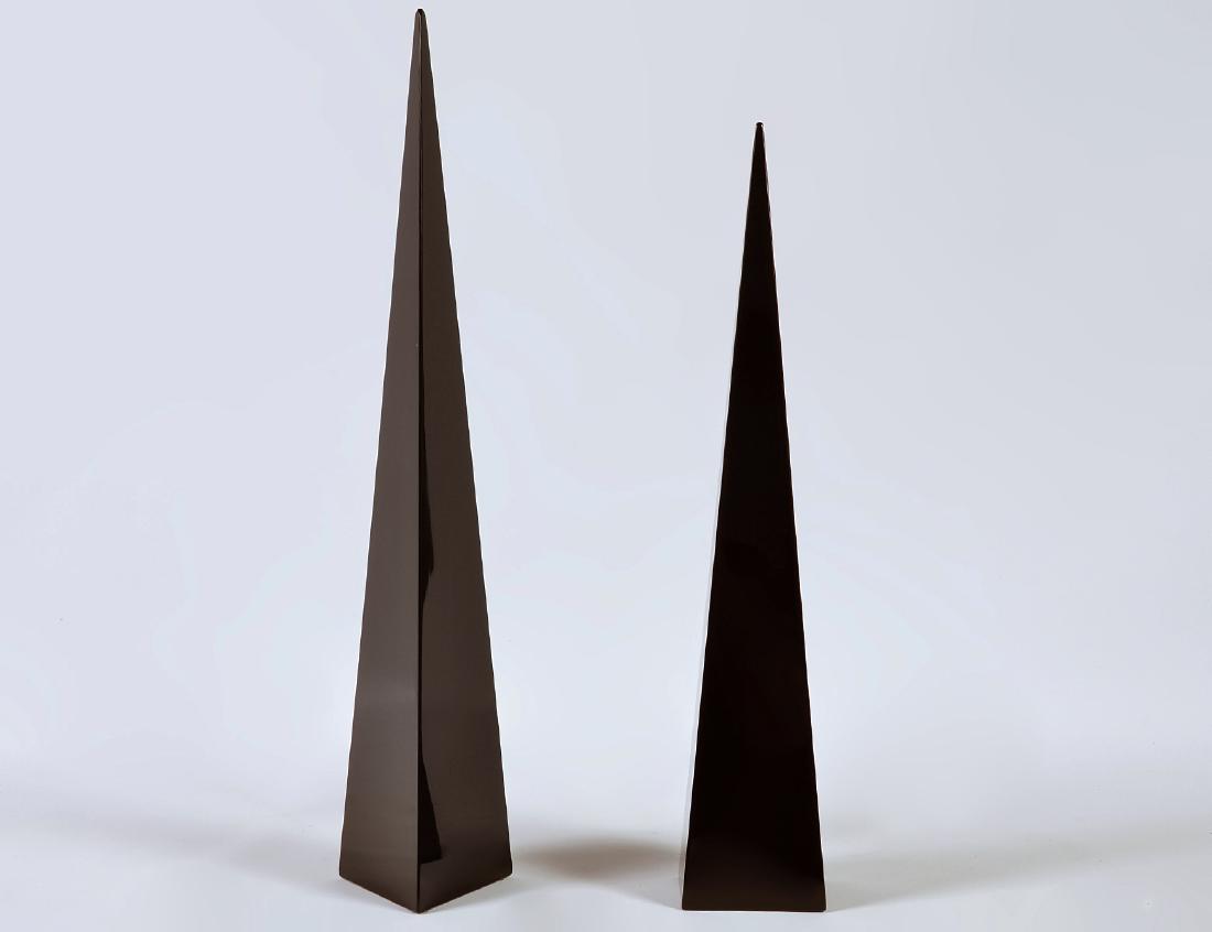 Two (2) Tall Obelisks by Archimede Seguso Murano (1 of 4)
