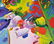 Peter Max "Blushing Beauty" Acrylic on Canvas - 3