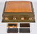 French Wood, Bronze & Leather Card Box - 8