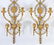 Pr. 19/20th Gilt Metal Wall Sconces - 2