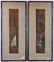 Pr. Chinese Rooster Paintings on Rice Paper