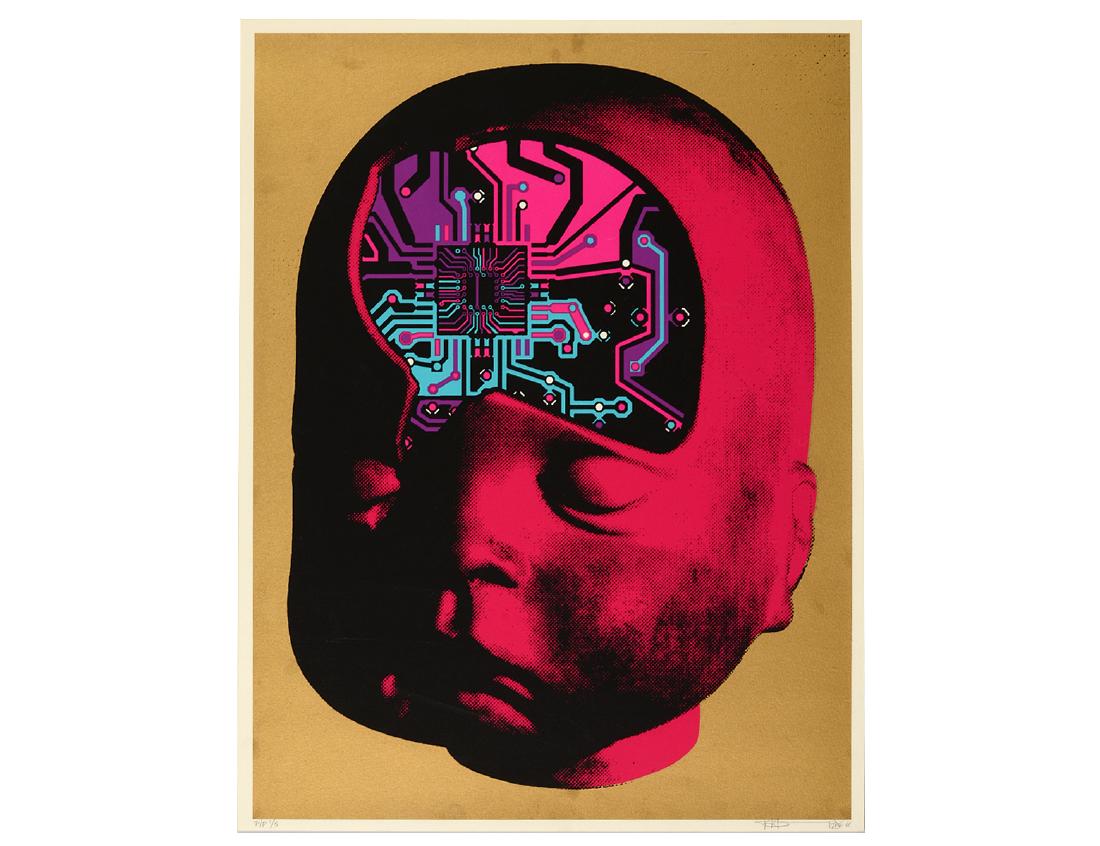 Paul Insect "PCB Brain" Screen Print (1 of 3)