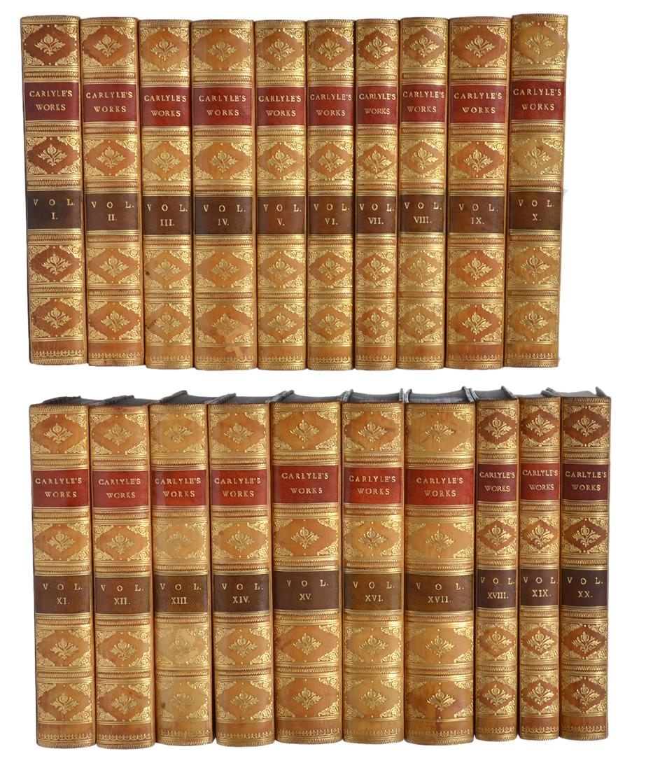 20 Vol.Thomas Carlyle "Carlyle's Works" (1 of 8)