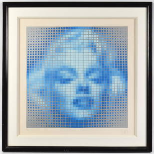 Yvaral "Mystique I" Marilyn Monroe Serigraph: Yvaral (Jean-Pierre Vasarely), French, (1934-2002). "Mystique I" of Marilyn Monroe. Numbered 4 of 100 in Bottom Left and signed in Pencil Bottom Right. Good condition. Visible Paper is 28" x 28" and