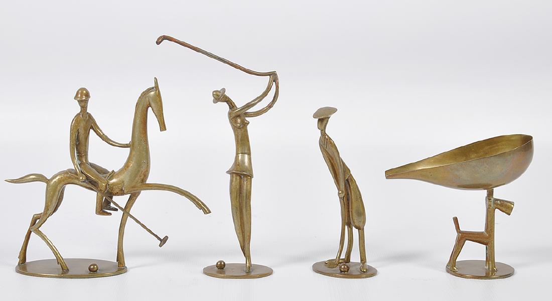 4 Hagenauer Art Deco Sporting Figures (1 of 6)