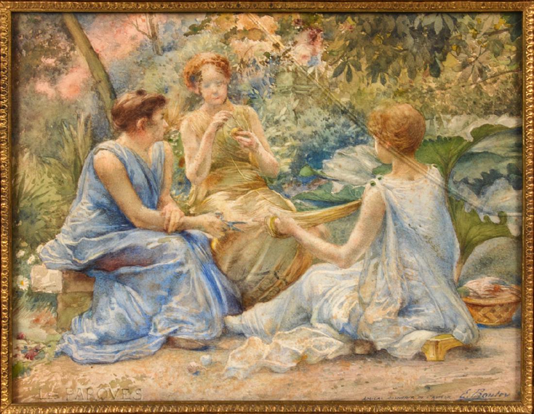 Edgar Henri Boutry "Les Paroves" W/C (1 of 6)