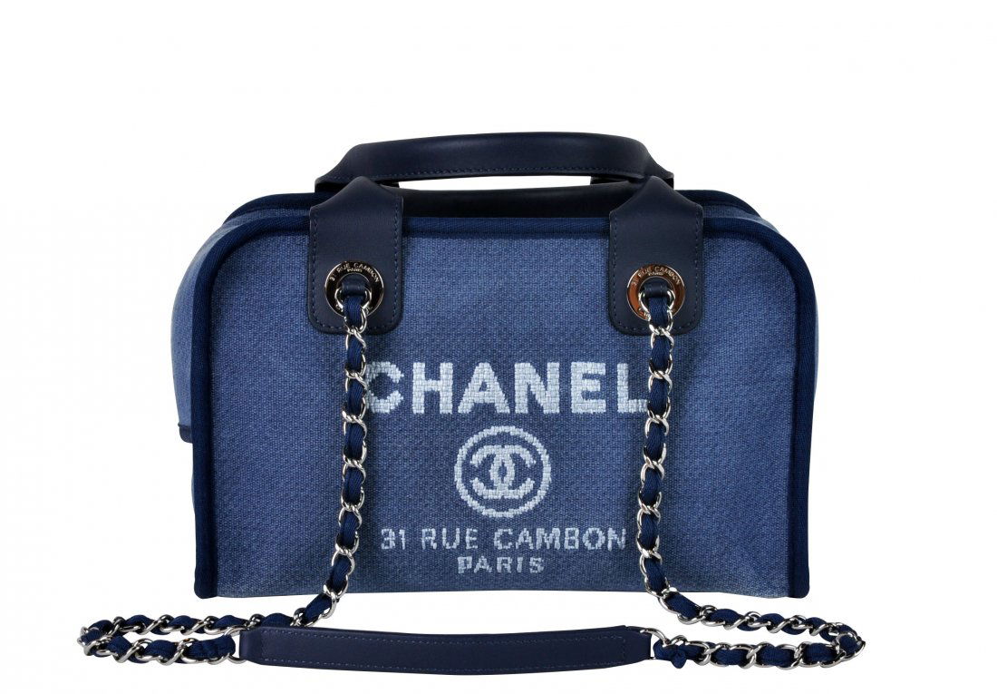 chanel 31 rue cambon bag blue