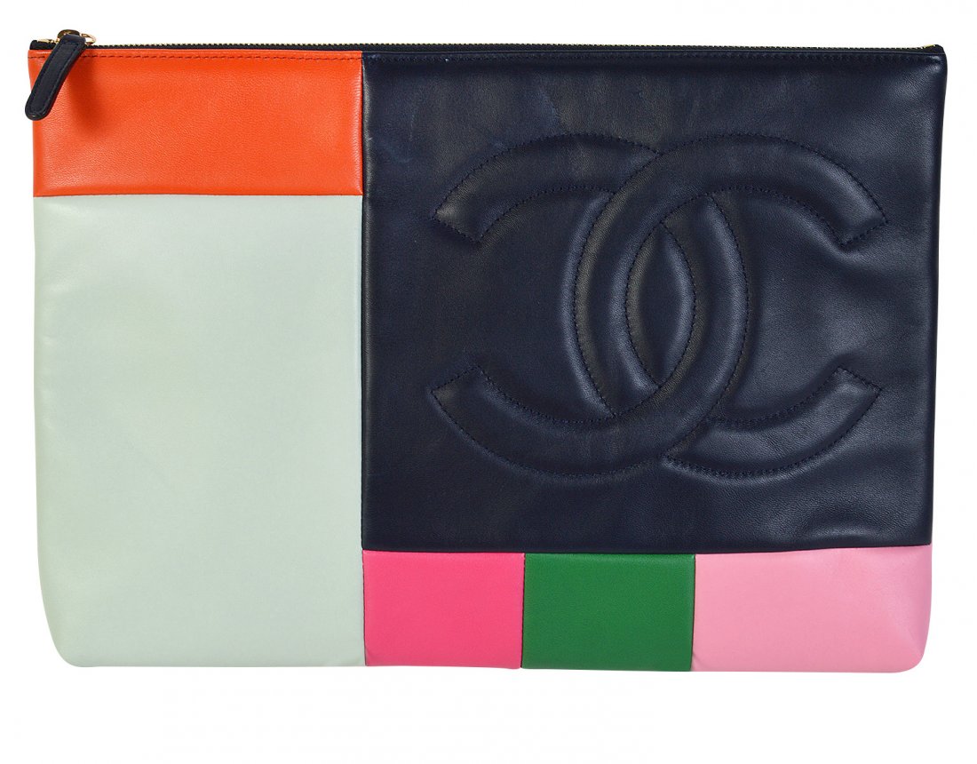 Unusual Colorful CHANEL Technology Bag / Clutch (1 of 10)