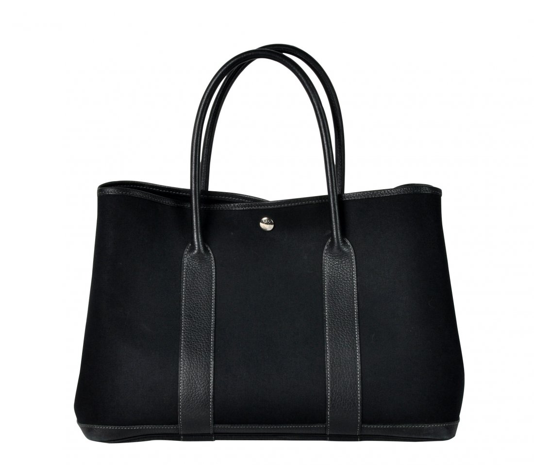 Hermes Canvas 'Garden Party' Tote Bag (1 of 14)