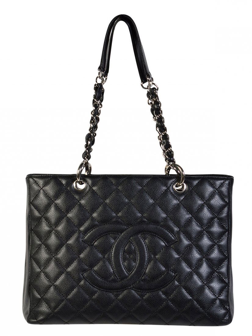 Black CHANEL Grand Shopper Tote 'GST' Bag (1 of 11)