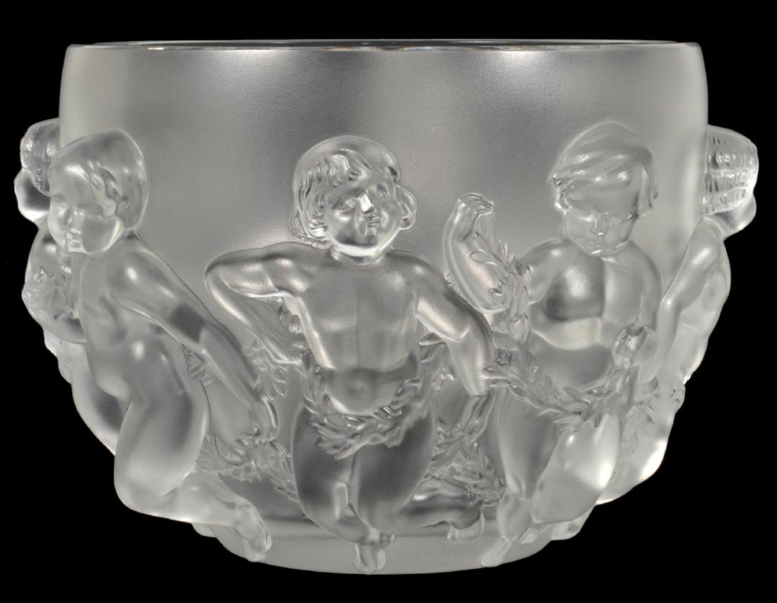 Lalique French Crystal 'Luxembourg' Bowl / Vase (1 of 8)
