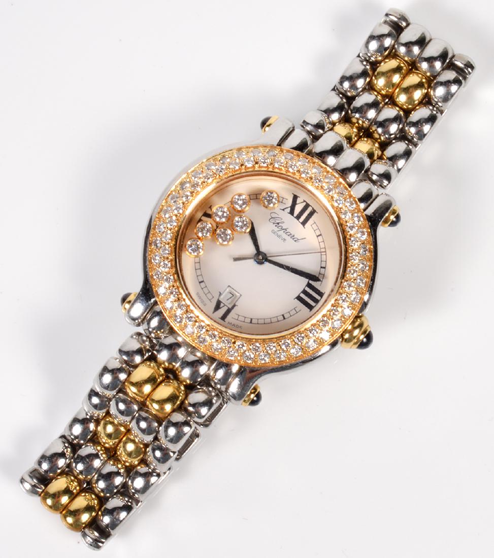 Ladies Two-Toned Chopard 'Happy Sport' Wrist Watch (1 of 7)
