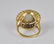 Pearl & Diamond Ring in 18kt Yellow Gold - 3