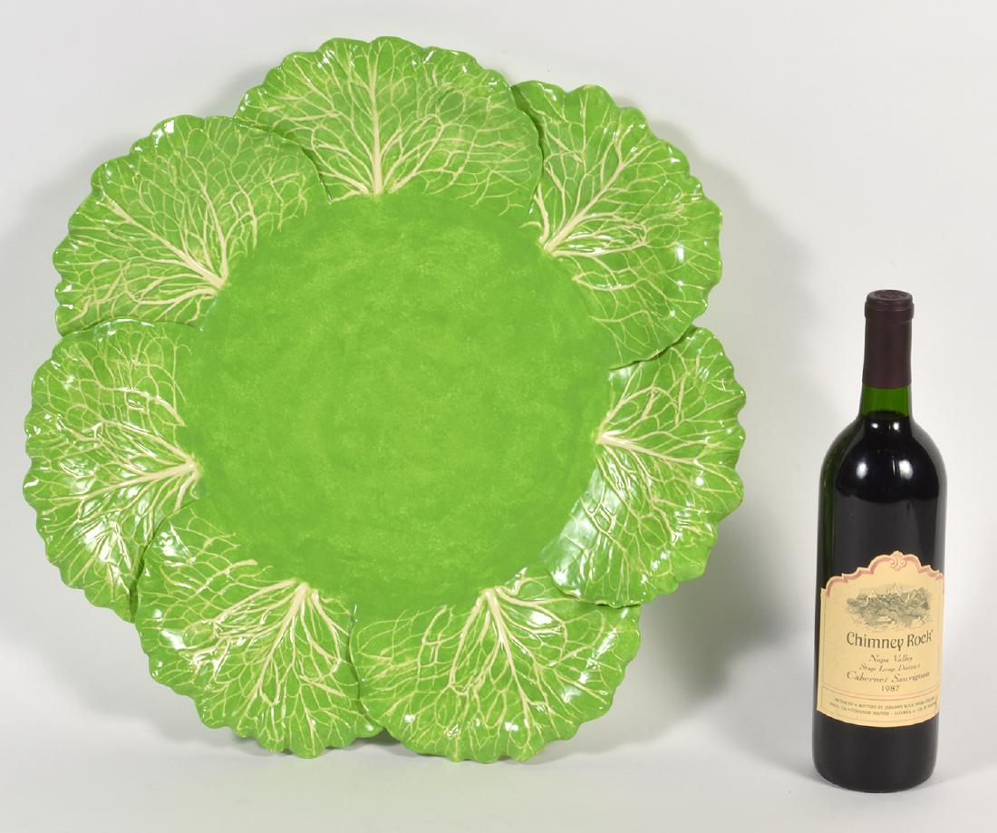 Dodie Thayer Large Round Lettuce Ware Tray (1 of 4)