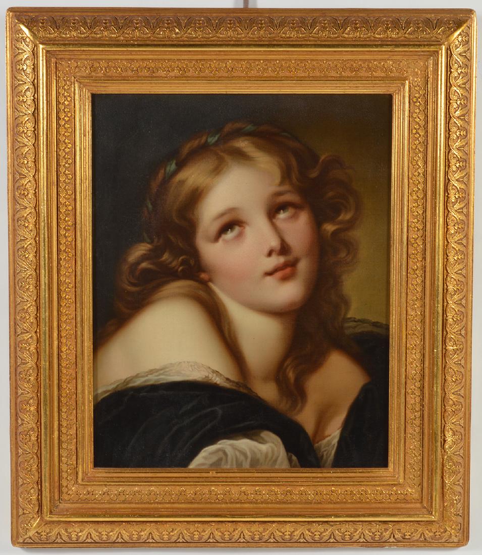 19th C. Continental Portrait of Young Girl O/C (1 of 9)