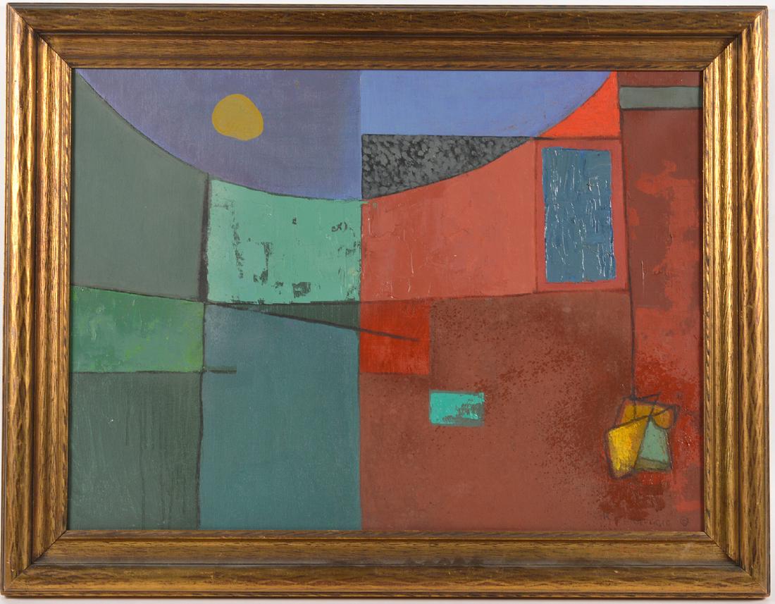 Remo Farruggio 'Covered Bridge' Oil Painting (1 of 8)