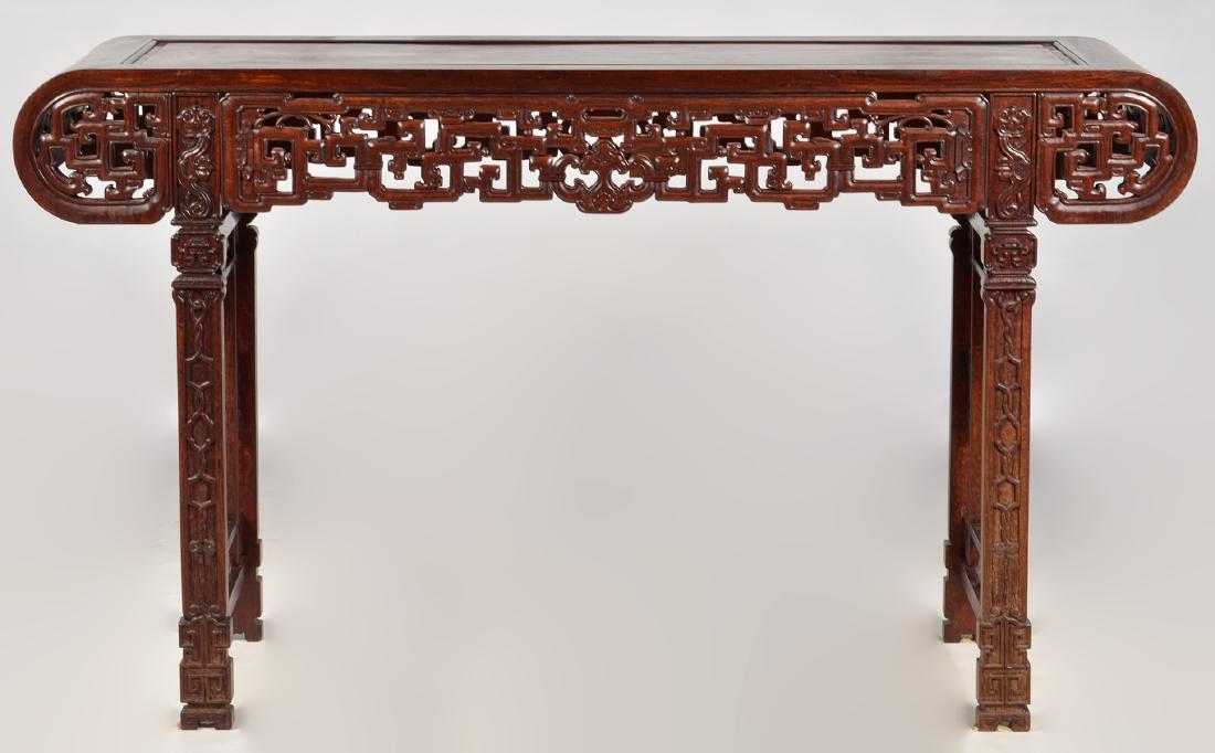 Antique Chinese Carved Wood Altar Table (1 of 10)
