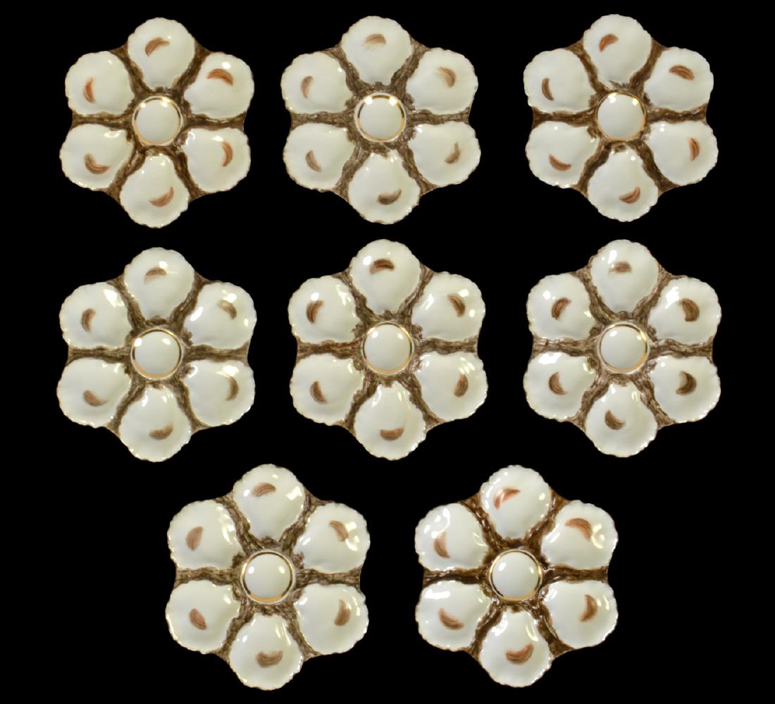 8 Haviland H&C Limoges Oyster Plates (1 of 11)