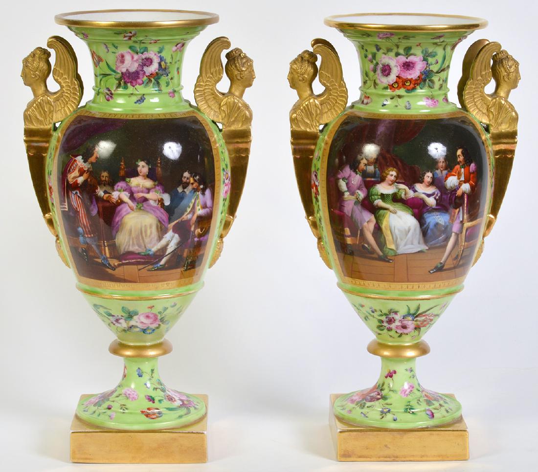 Pr. 19th C. English Porcelain Vases (1 of 13)