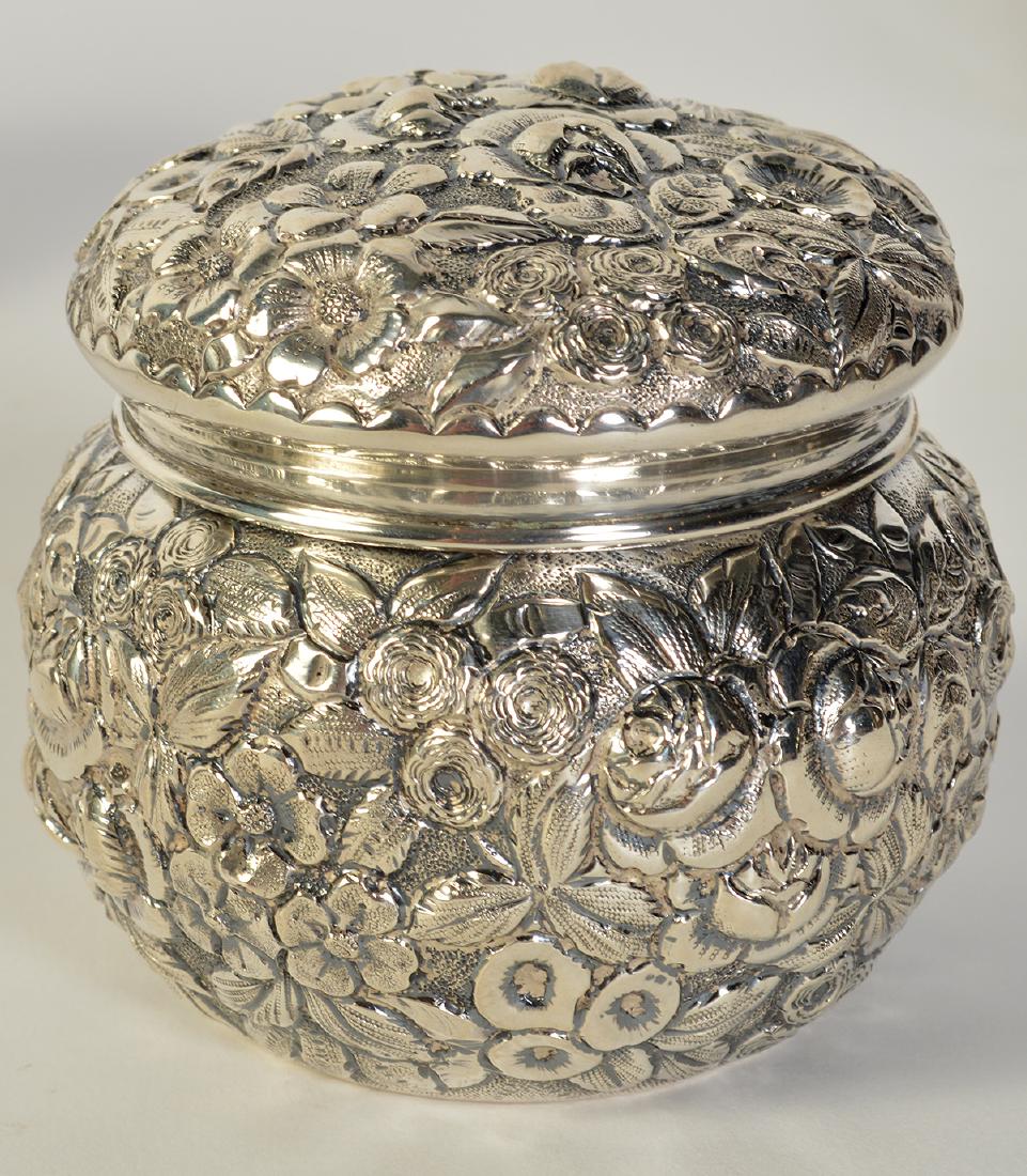 James R. Armiger Sterling Covered Jar (1 of 3)