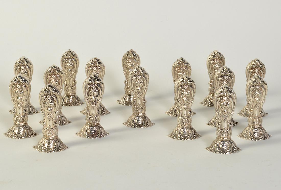 8 Prs. Reed & Barton Sterling Salts & Peppers (1 of 5)