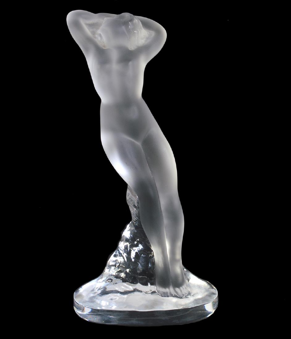 Lalique Crystal Figurine 'Arms Up' Dancer (1 of 4)