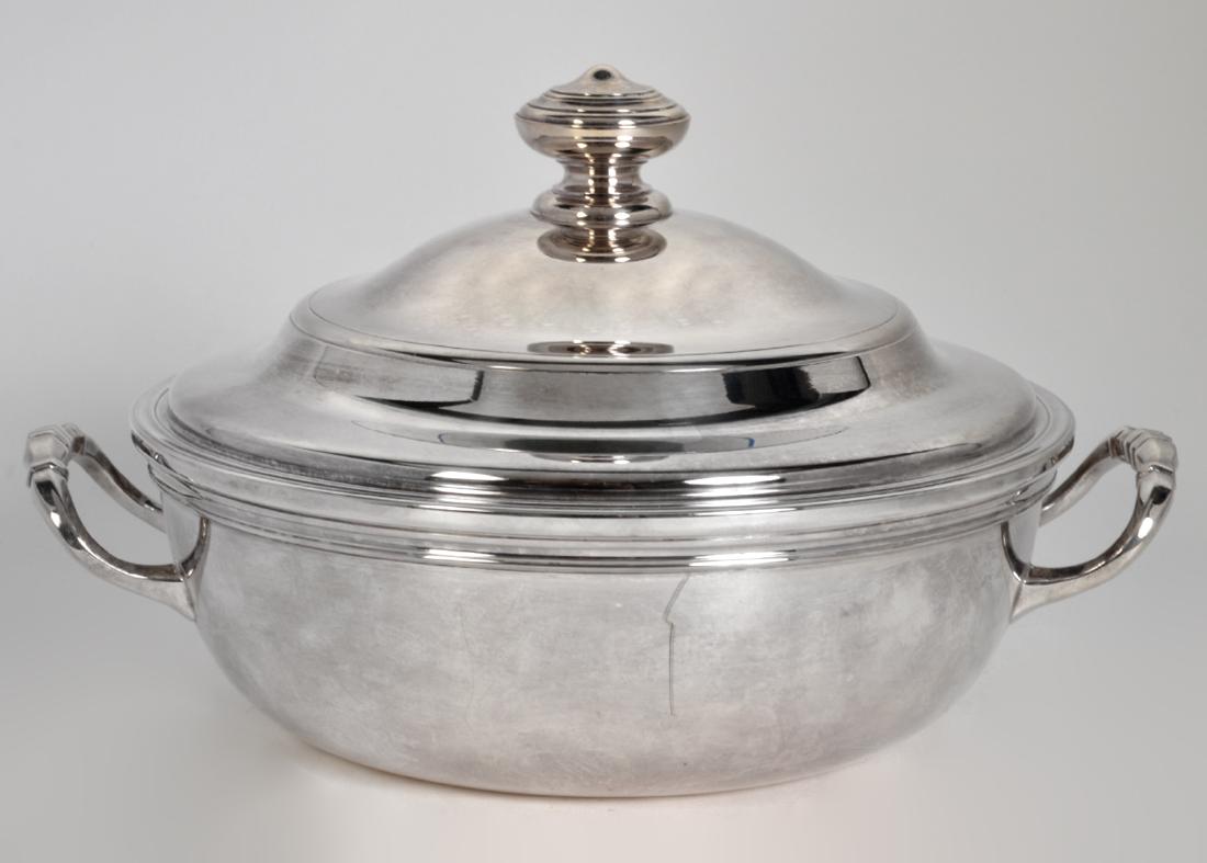 Christofle Silverplate 'Albi' Soup Tureen W/ Lid (1 of 5)