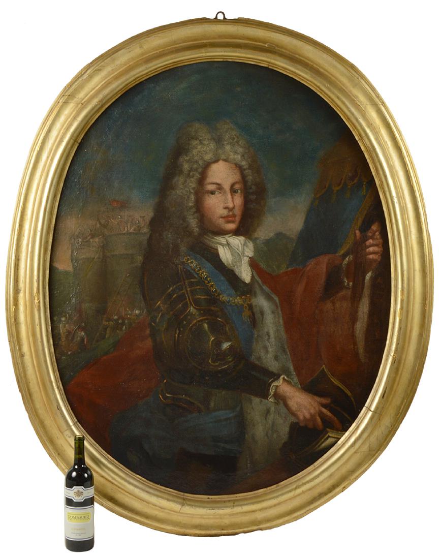 18/19th C. Continental Oval Portrait, O/C (1 of 20)